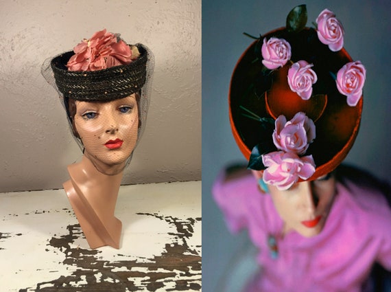 Roses & Posies Upon My Head - Vintage 1940s WWII N