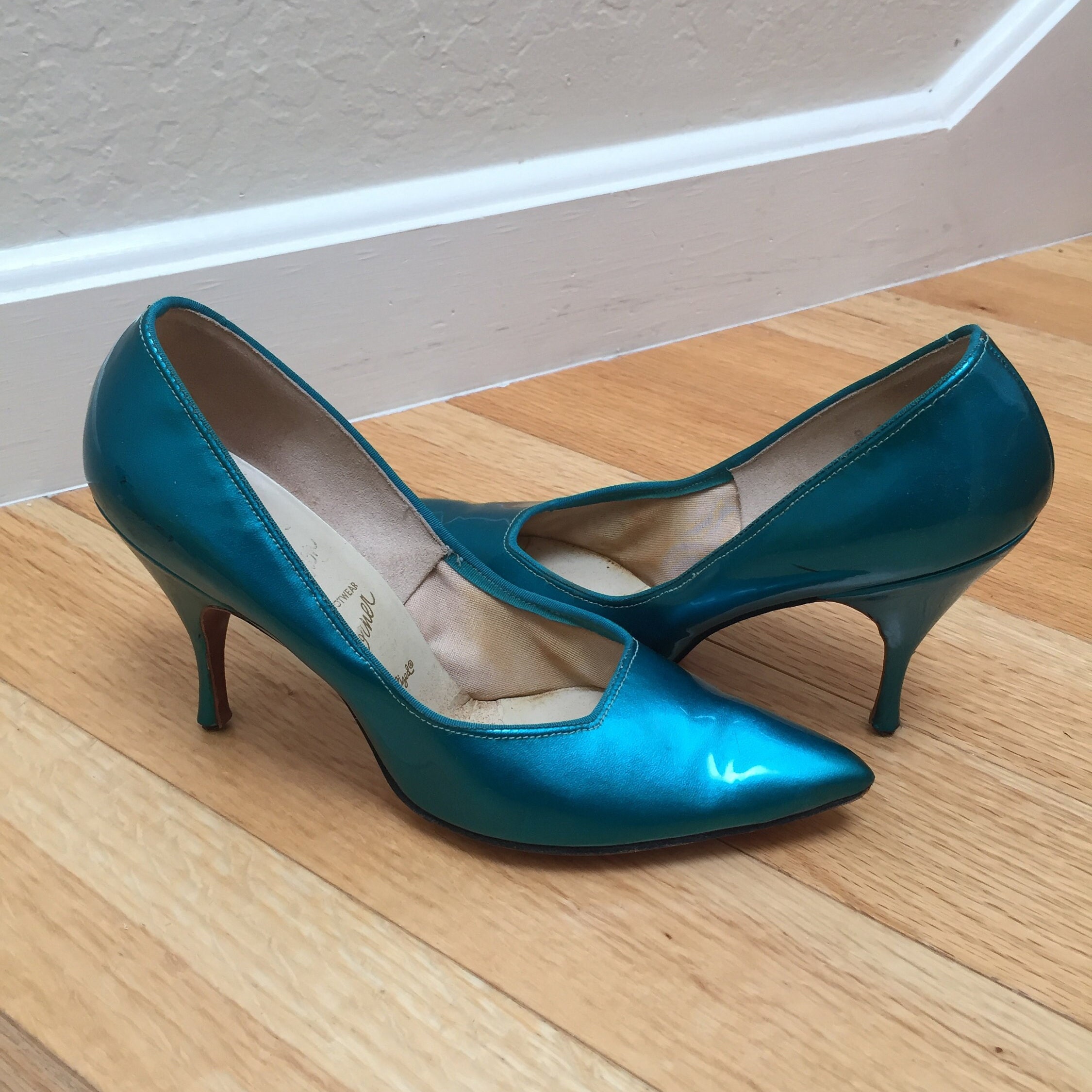 Miss Lola | Kataya Blue Ankle Strap Pointed Toe Heels – MISS LOLA