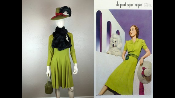 Her Little Green Devil - Vintage 1930s Redone Char