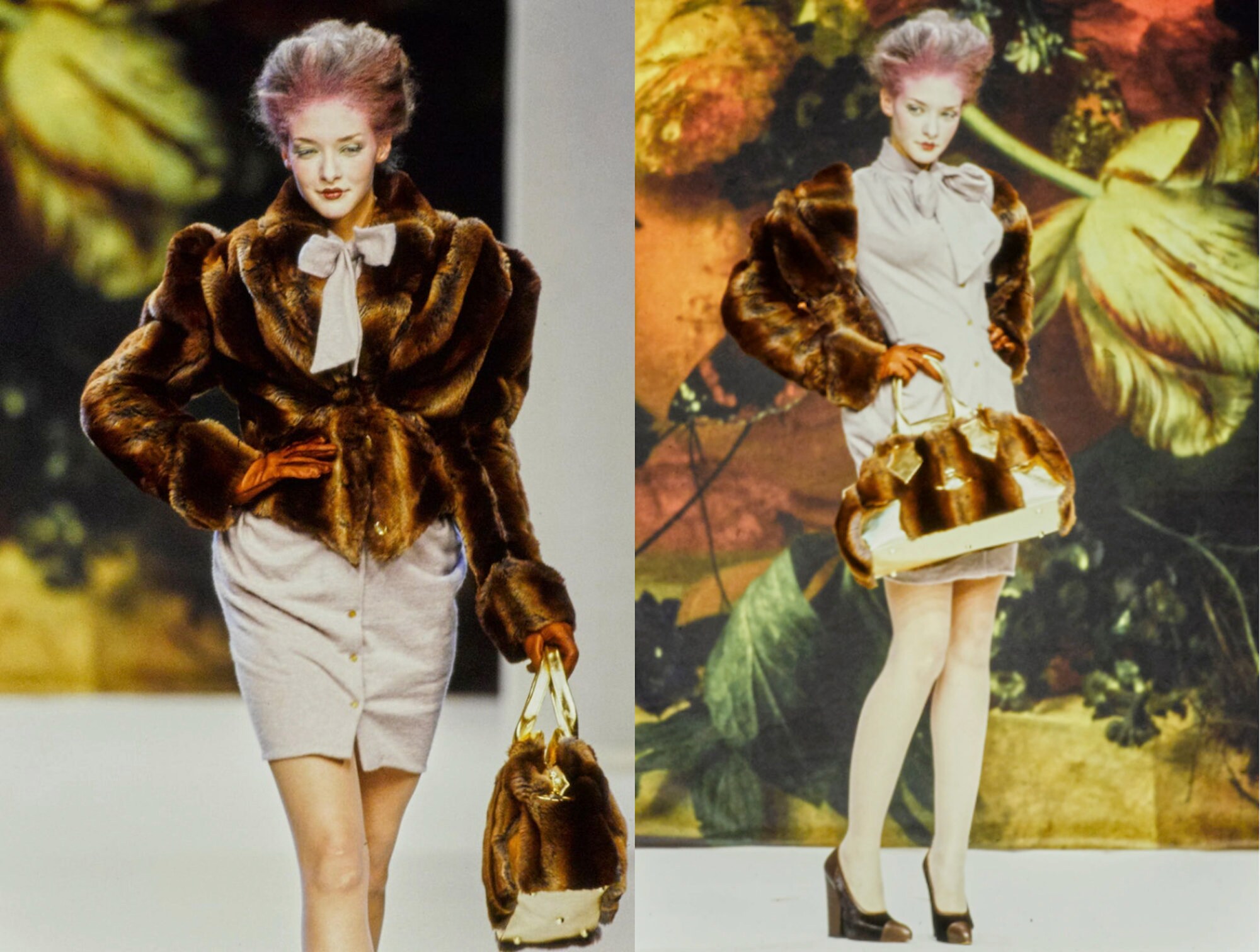 Vivienne Westwood Fall 1995 Ready to Wear Two Tone Tissavel Vivienne Westwood Fall 1995 Ready to Wear Two Tone Tissavel