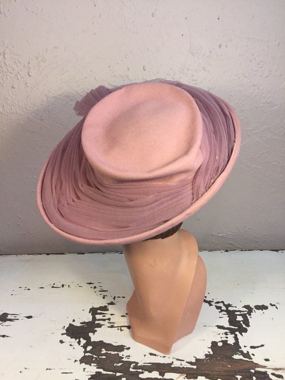 A Paris Collection - Vintage 1940s Dusty Mauve Pi… - image 8