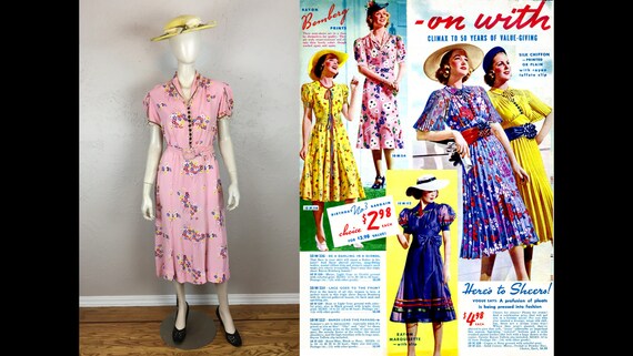 Lace Goes to the Front - Vintage 1930s 1940s Pink