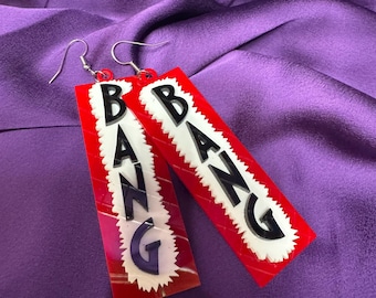 ¡BANG! ¡Pendientes de pancarta de acrílico! Adornos navideños Cowboy Carter inspirados en el rodeo.