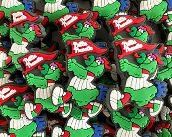 Philadelphia Sports Phillies Phanatic INSPIRED Shoe Charm for Clogs MLB Baseball Fan Gift Accessories for Kids Teens Adults Game Day Wear
