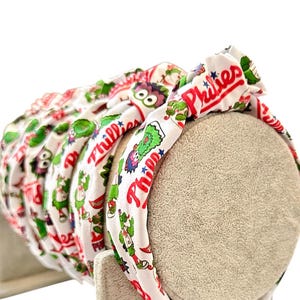 Philadelphia Sports Phillies Phanatic inspired headband hair head band