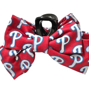 Philadelphia Phillies INSPIRED Claw Clip Hair Baseball Game Day Accessory Sports Fan Gift for Women Teens Girls Stylish Unique Gift Rare