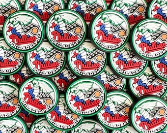 Philadelphia Sports Phillies Flyers Sixers 76ers Birds Mascot INSPIRED Shoe Clog Bag Purse Tote Charm Phanatic Swoop Gritty Franklin RARE