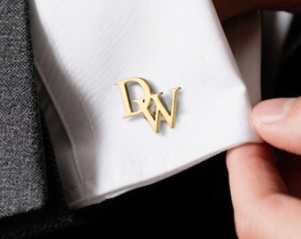 Gemelos personalizados para padrinos de boda, regalos para padrinos de boda, gemelos con iniciales personalizadas para hombres, regalos para padrinos de boda, propuesta de matrimonio para padrinos de boda, gemelos para novios