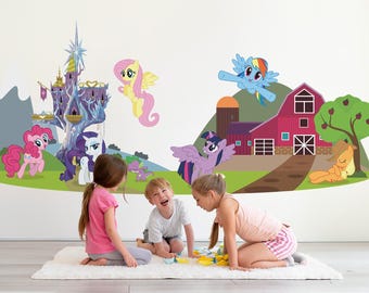 Appliqué mural autocollant «My Little Pony» RMK2498SCS