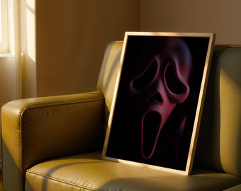 Halloween Icon Poster - Horror Minimal Wall Art (Digital Download)