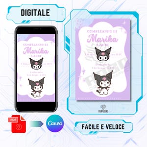 Invito compleanno bad kitty