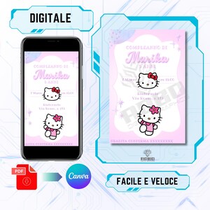 Invito compleanno Kitty
