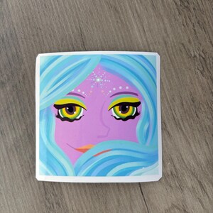 Cute sticker, Indie, Peace, Kawaii Sticker, Pastel Sticker, Journal Deco, Decorative sticker, Unique Sticker, colourful sticker , Cartoon