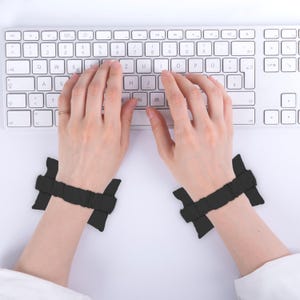 Wrist Rest for Computer Keyboard and Mouse - Handmade Ergonomic Wrist Support for Typing, Gaming, Office