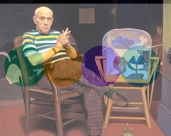 Pablo Picasso Ölgemälde Druck, Klassische Kunst Wanddekoration (PNG, PDF)