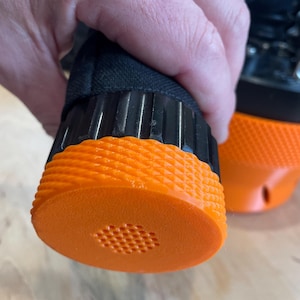 JJ-CCR Loop Caps with Ventilation | Pair of 2 | Non-Threaded O-Ring Fit | Rebreather Loop Protection