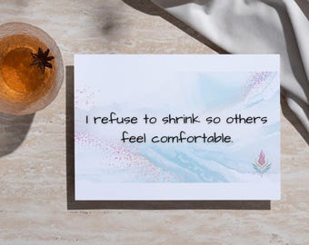 Shadow Work Affirmation Cards Printable Pack | Edgy Self-Love Digital Download | Manifestation & Self-Discovery Cards