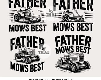 Funny Lawn Mowing Dad PNG: Father's Day Humor (Digital Download)