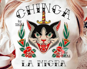 Political Protest PNG: Chinga La Migra, Anti-MAGA Resistance (Digital Download)