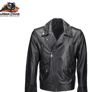 Blouson en cuir pour homme, Blouson en cuir coupe slim, Blouson motard en cuir, Blouson aviateur en cuir, Blouson de soirée, Blouson en cuir pur pour homme