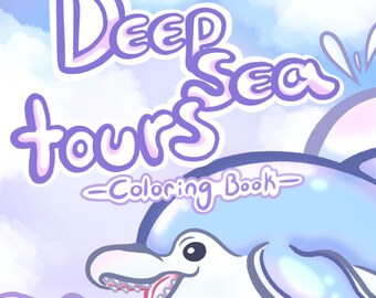 Marine Life Coloring Book: Deep Sea Adventures for Kids & Teens