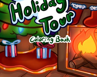 Christmas Holiday Tour: Coloring Book for Kids with Various Holiday Activities, Bold Designs, Word Searches and Much More Festive Fun