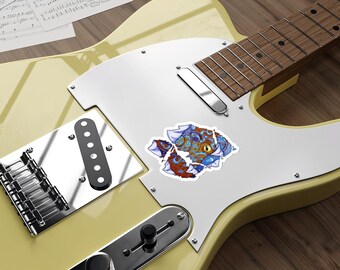 Blue Ringed Octopus Matte Stickers