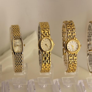 Vintage Gold Ladies Bracelet Watches – Sekonda, Accurist, Pulsar – Elegant Quartz Collection