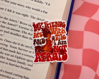 Lehabah Crescent City Sticker- Lele Fire Sprite Bookish Sticker, SJM Romantasy Book Stickers, Cute Bookish Kindle Sticker, ACOTAR Sticker