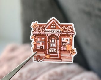 Pegatinas de libros de otoño: pegatinas de libros con ambiente acogedor, pegatinas de libros románticos, artículos de libros picantes, regalos de libros románticos acogedores