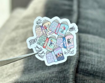 Off Campus Book Cover Sticker- Briar U Bookish Sticker, hockey romance Book Stickers, Bookish Kindle Sticker