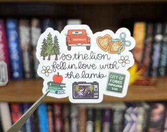 Twilight Bookish Sticker- Edward Bookish Sticker, Romantasy Book Stickers, Vampire Kindle Sticker, hoa hoa hoa sticker, forks sticker