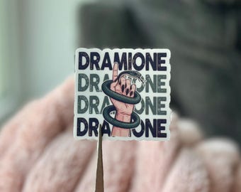 Dramione Sticker- Slytherin Bookish Sticker, Draco Book Stickers, Cute Bookish Kindle Sticker, Manacled sticker