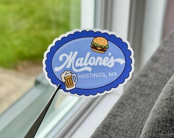 Malones Sticker- Off Campus Sticker, Briar U Bookish Sticker, hockey romance Book Stickers, Bookish Kindle Sticker
