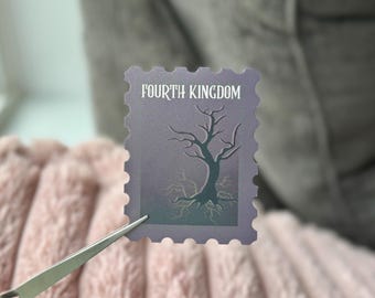 Fourth Kingdom Sticker- Plated Prisoner Sticker, Slade Ravinger Bookish Sticker, Romantasy Book Stickers, Cute Bookish Kindle Sticker