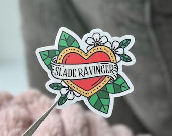 Plated Prisoner Sticker- Slade Ravinger Bookish Sticker, Auren Sticker, Romantasy Book Stickers, Cute Bookish Kindle Sticker