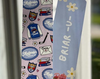 Briar University Bookmark- Hockey Bookish Merch,  Off Campus Bookmark, Gifts for Readers, Hockey Romance gift, Why Choose Gift