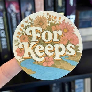 Binding 13 For Keeps Sticker- Boys of Tommen sticker, Shannon like the river Bookish Sticker, Johnny Kavanaugh Book Merch image 4