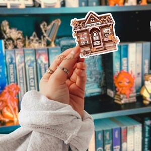 Fall Bookstore Bookish Sticker- Cozy Vibes Book sticker, Romance Bookish Sticker, Spicy Book Merch, Cozy Romance Book Gift image 3