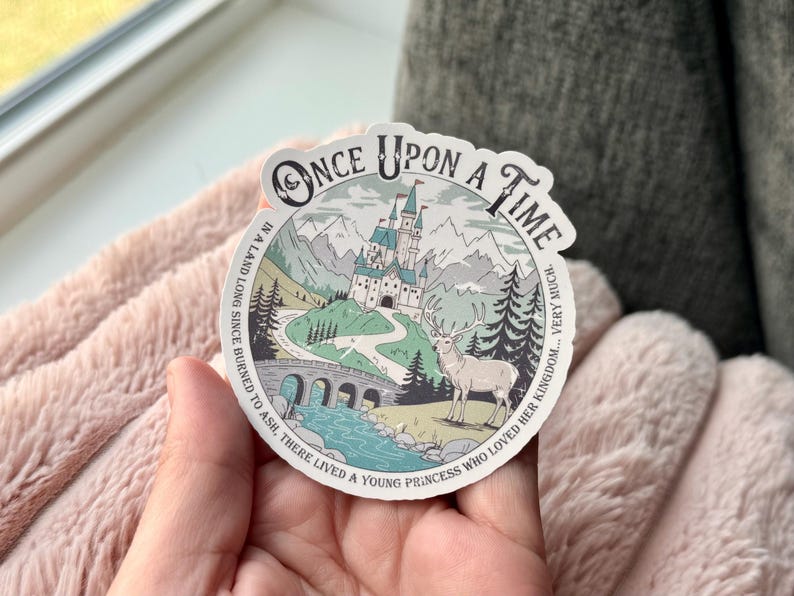 Throne of Glass Sticker- Aelin Bookish Sticker, SJM Romantasy Book Stickers, Cute Bookish Kindle Sticker, ACOTAR Sticker image 6