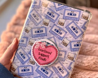 Cassette Tape KINDLE INSERT - Girly Music Kindle Case Insert, Music Album Art for Ereaders, Kindles, Kobo, Ipad