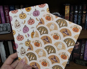Vintage Halloween kindle INSERT - Pumpkins Kindle Case Insert, Spooky Bookish Art for Ereaders, Kindles, Kobo, Ipad