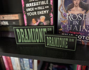 Dramione Street Sign- Fanfic bookish Decor, Draco Bookish Sign, Book Lover Gift, Reading Nook Decor, Romantasy Decor
