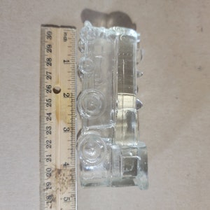 Vintage glass candy container, old train glass candy container, glass candy train, glass candy container, Free Shipping