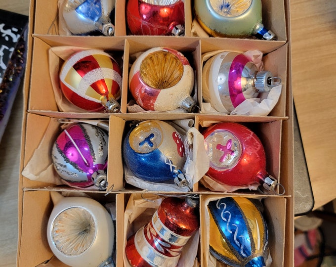 Vintage Mercury Christmas Ornaments, Vintage Christmas Bulbs, Old Ornaments, Old Christmas