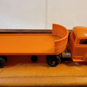 Hubley Kiddie toy, Hubley truck, vintage hubley toy, plastic hubley toy, Hubley semi truck, old plastic truck, vintage toy, Free Shipping