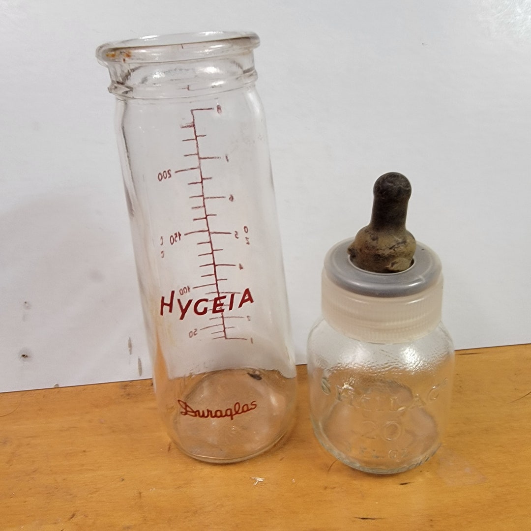 Vintage Glass Baby Bottles, Evenflo Glass Bottle, Vintage Baby Bottles