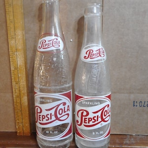 Pepsi pop bottle,  Pepsi soda bottle, vintage pop bottle, old pop bottle, vintage soda bottle, vintage bottle