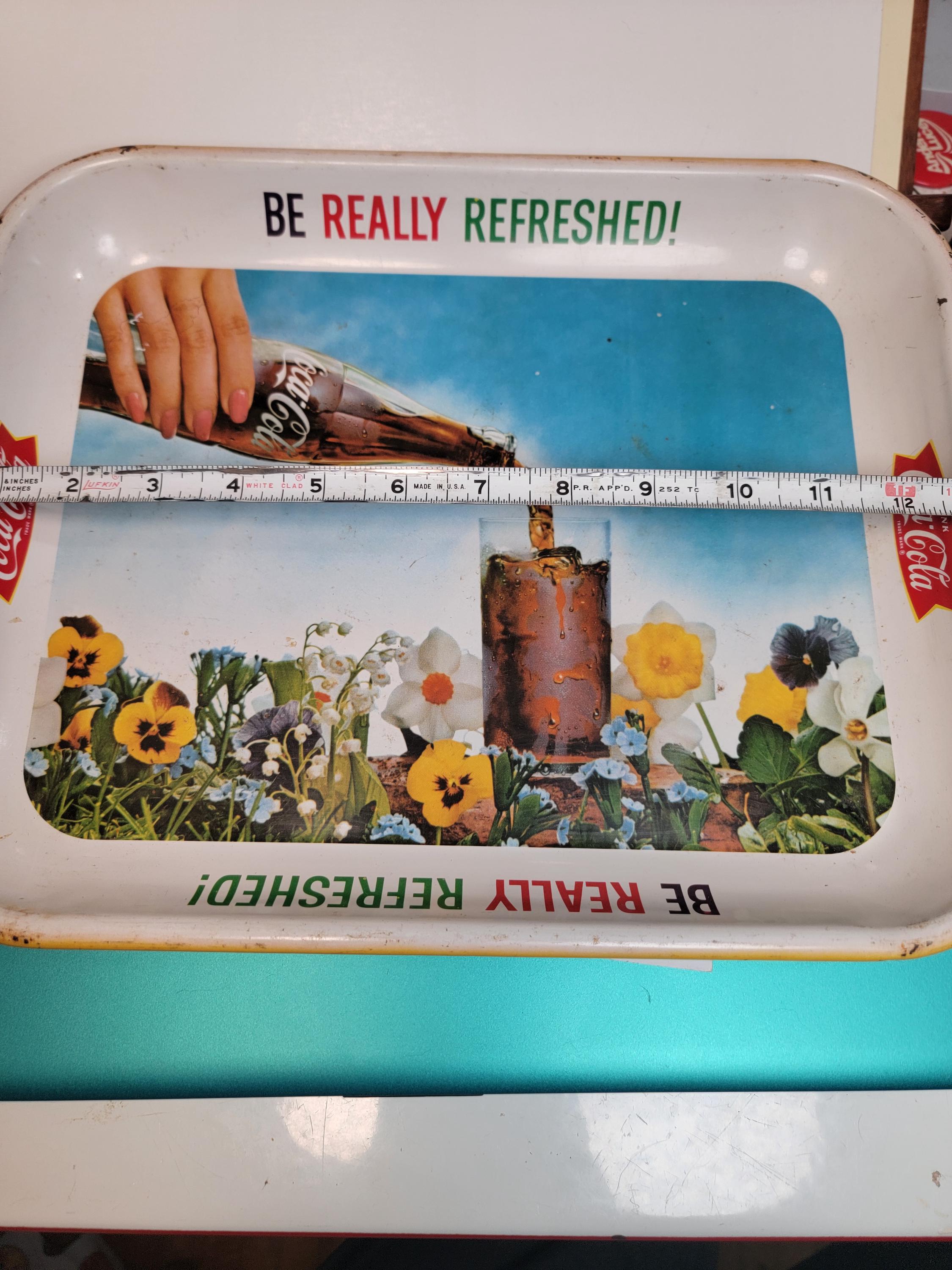 Vintage Coke Tray, 1960's Coke Tray, Vintage Coca Cola Tray, Old