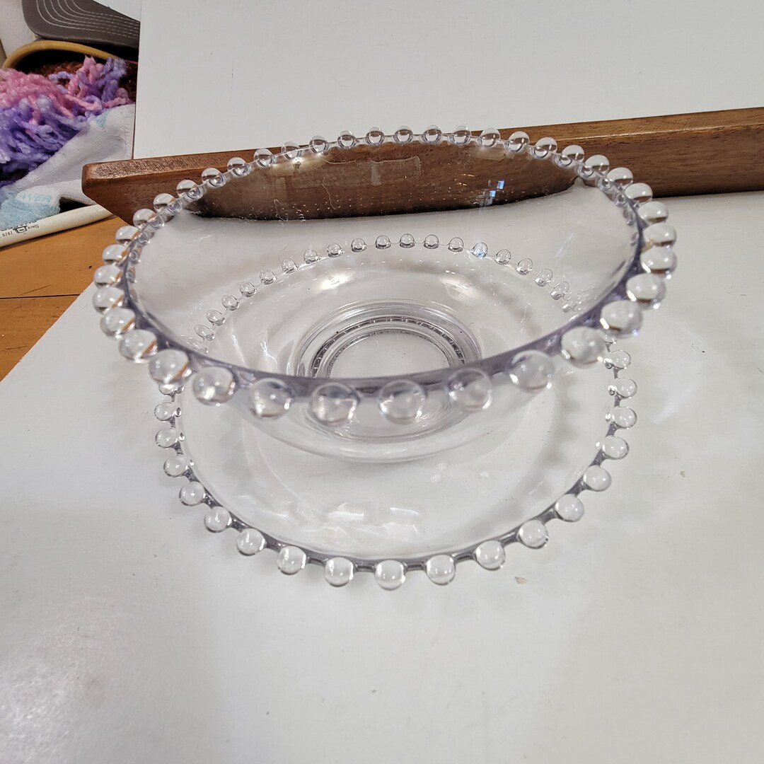 Vintage Candlewick, Candlewick Dinnerware, Crystal Candlewick